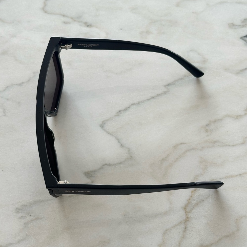 Saint Laurent Black Sunglasses with Case - Picture 7 of 9
